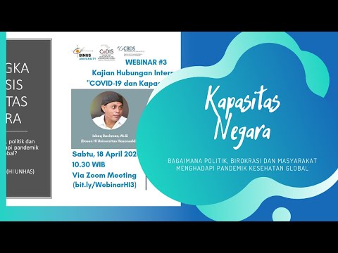 Video: Organisasi Kesehatan Dunia Dan Perkiraan Kesehatan Global: Meningkatkan Kolaborasi Dan Kapasitas