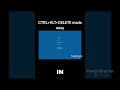 CTRL+ALT+DELETE made easy! #computereducation #it #microsoft #cybersecurity