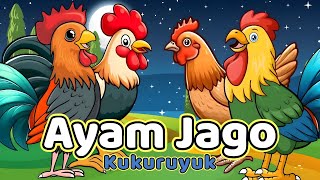 Lagu Anak 🇮🇩 Kuku Kukuruyuk - Lagu Ayam Jago Dan pok Ame Ame Cilukba - Lagu Anak Indonesia