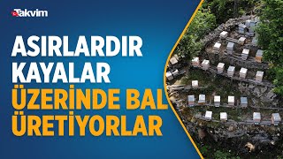 Asırlardır Kayalar Üzerinde Bal Üretiyorlar
