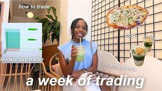 WEEKLY VLOG: passed another prop firm challenge, new matcha cafe, trade recaps, + life ✨💕