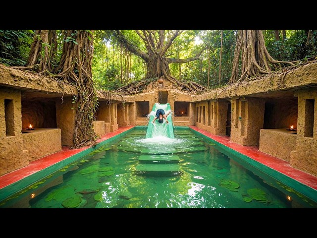 From Dirt to Paradise — Building an Incredible Underground Water Slide Temple
