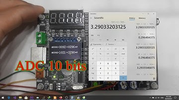 STM8S: ADC 10 bits. Bộ chuyển đổi analog sang digital 10 bit