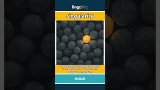 🇬🇧 Singularity Meaning : Flash Card : Learn English Vocabulary