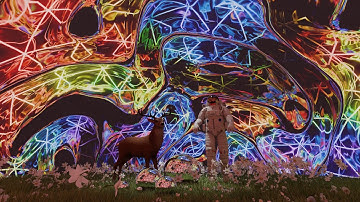 Liquid Mirror of Color - Full Dome Visuals VJ Loop