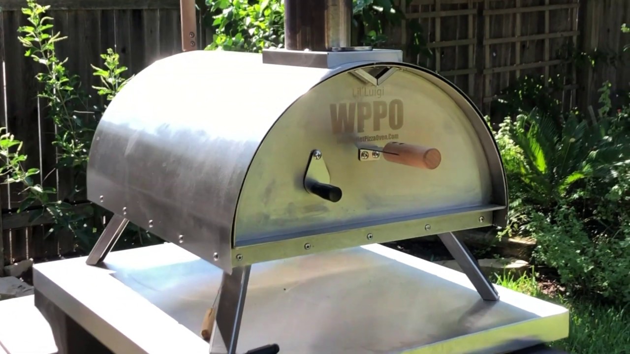 WPPO Lil Luigi Stainless Steel Portable Wood Fired Pizza Oven (with Ac – On  the Patio