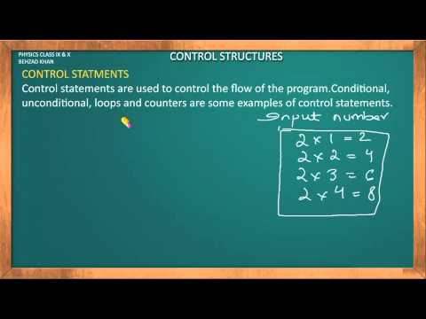 Control Statement Introduction-Control Structures Part 4