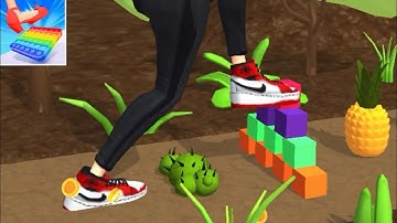 Tippy Toe!! Very satisfying and relaxing ASMR step on game | Gameplay