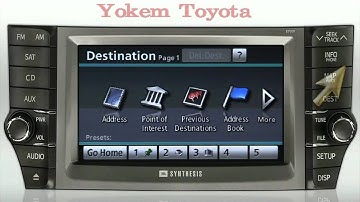 2011 Avalon Navigation - Current Vehicle Position.mov