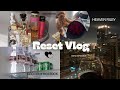 Gettting my life together  reset vlog  lots of deep cleaning grocery restock pr packages  more