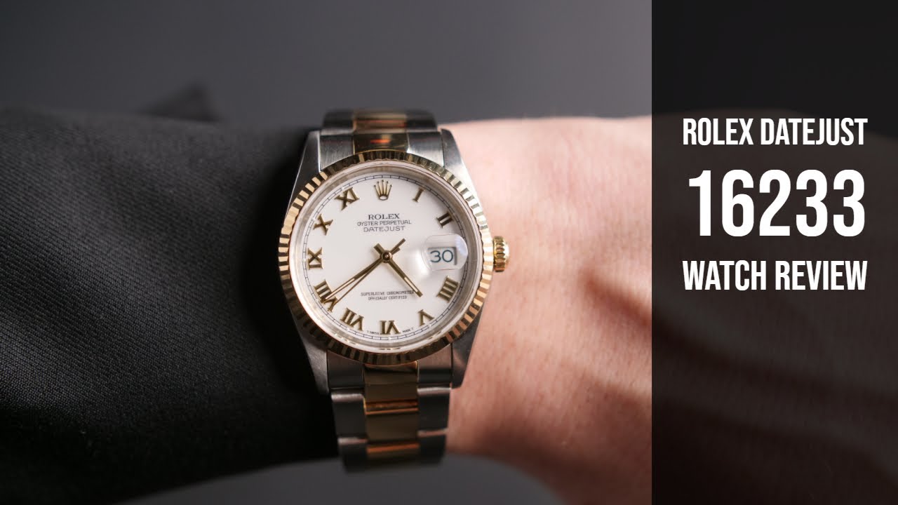 rolex 16233 roman numerals