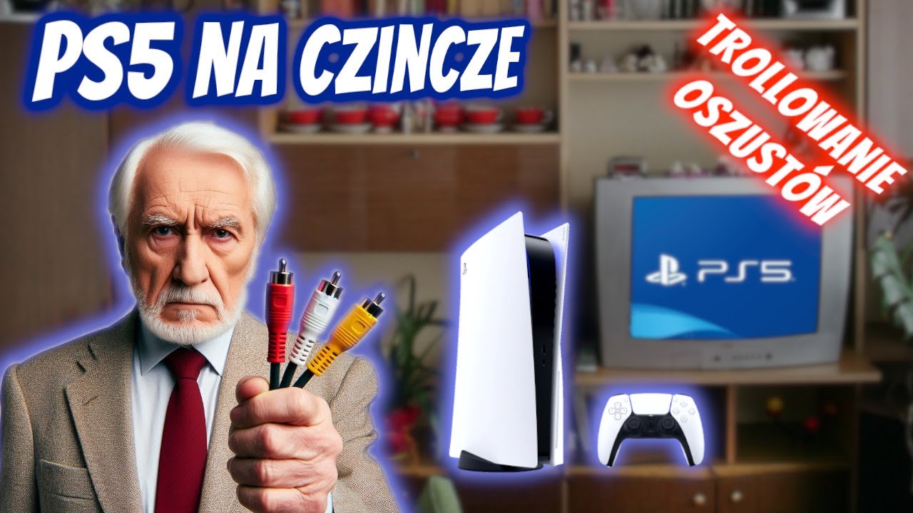 TROLLOWANIE OSZUSTÓW - DZIADEK MAREK KUPUJE KONSOLĘ PS5 NA CZINCZE - PODEJRZANE OFERTY NA OLX i FB