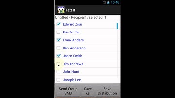 Text It to Group & Create Distribution Lists