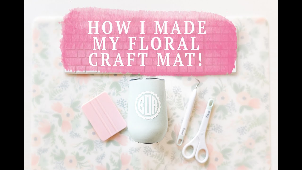 Custom Craft Mat: How To Create A Craft Mat in 5 Minutes or Less! 