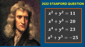 Isaac Newton vs. Basic Methods | SMT 2022 | Stanford Math Tournament | Olympiad Question Solutions