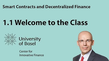 Intro - Smart Contracts and Decentralized Finance