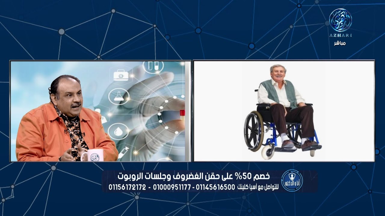 أنا و الدكتور : المسكنات بداية الطريق إلى الكرسي المتحرك مع الدكتور وليد عمار  رئيس مجلس إدارة آسيا