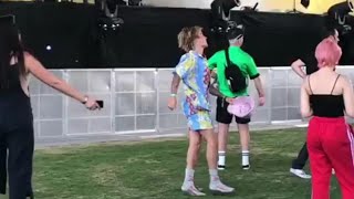 Justin Bieber - Coachella 2018 // dancing with friends