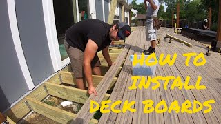 Installing Composite Decking With Hidden Fasteners  Quickest Installation