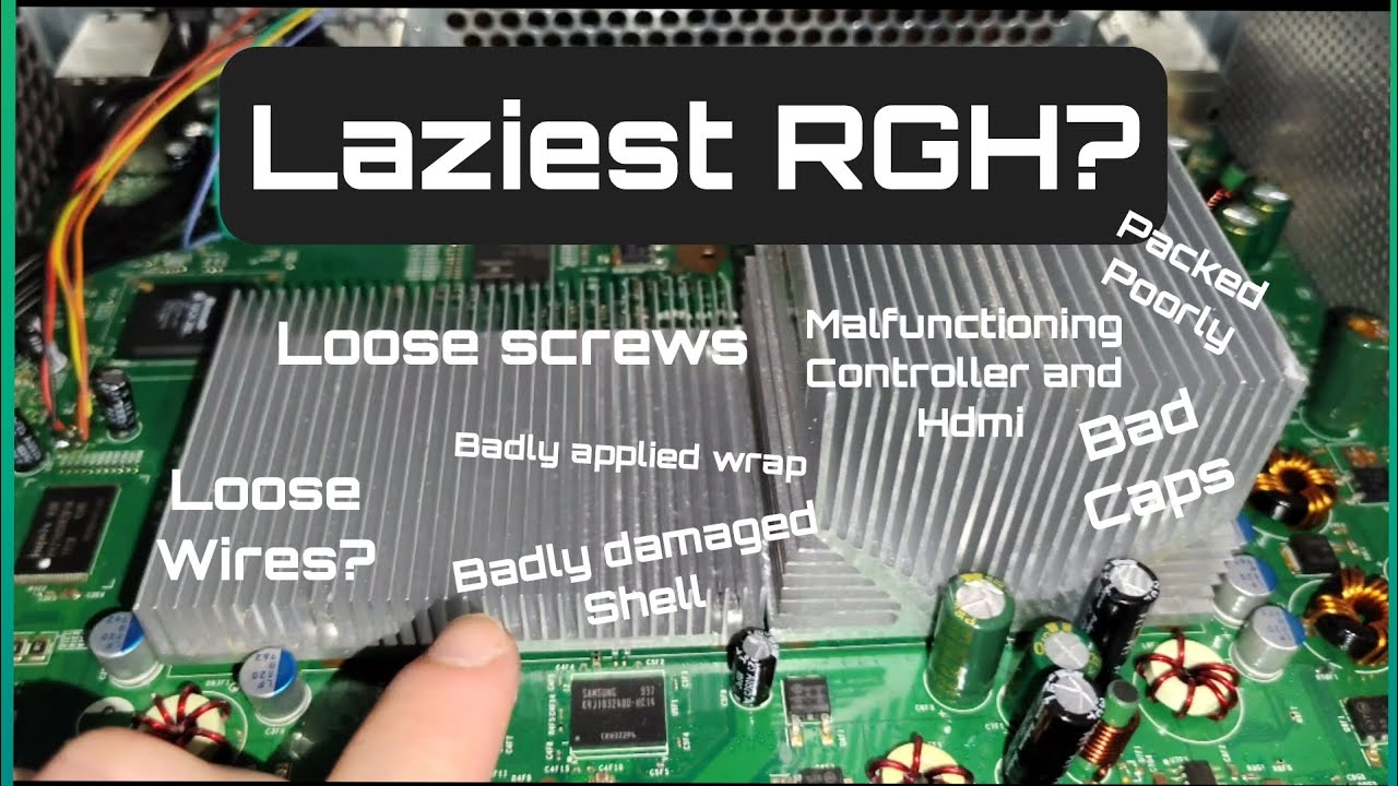 У этой Xbox RGH, купленной на eBay, длинный список проблем...