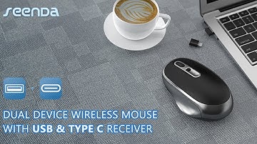 Seenda Dual Mode 2.4G Cordless Wireless Mouse for Laptop/MacBook/PC