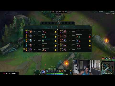 Tyler1 fanboy runs it down mid with ghost/cleanse