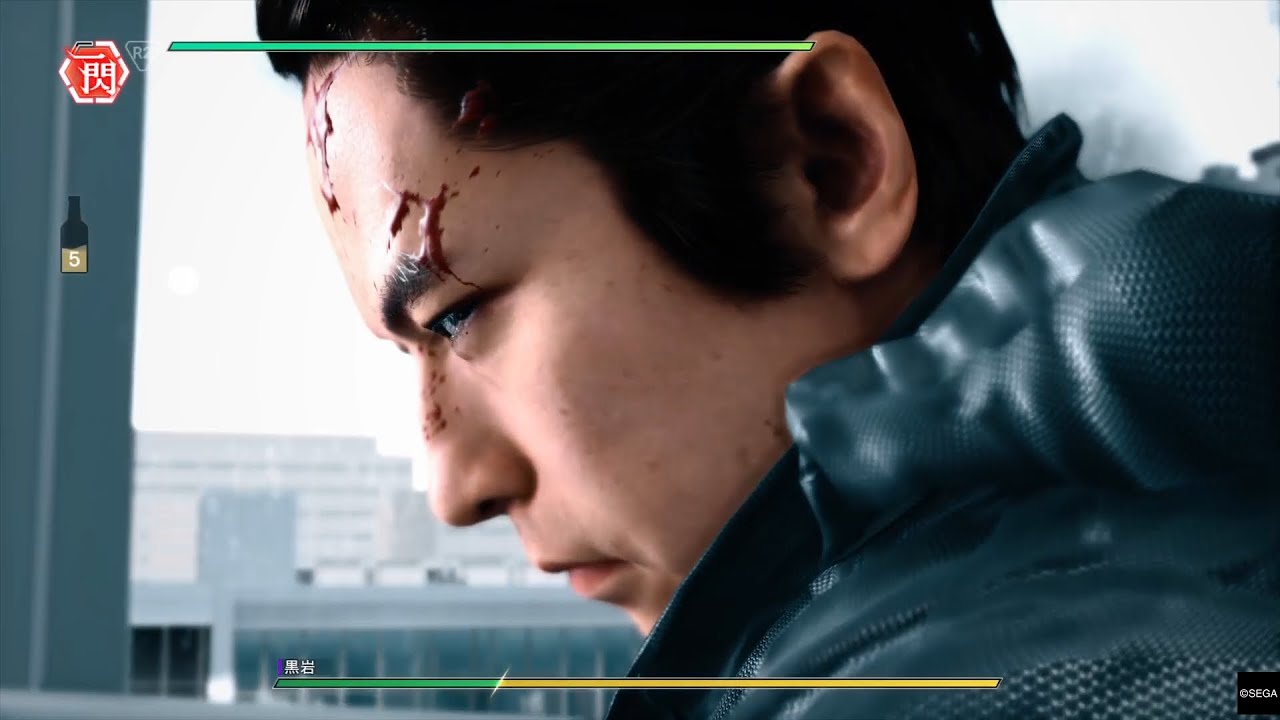 [JUDGE EYES：死神の遺言 Remastered] vs 黒岩満 EX HARD 攻撃力UPなし ノーダメージ