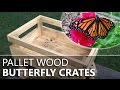 Butterfly Crates from Pallet Wood Butterfly Crates from Pallet Wood