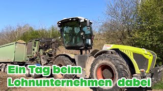 Ein Tag im Lohnunternehmen: Traktor fahren &amp; Ernte mit Claas Jaguar 870