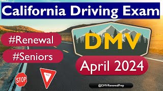 DMV Renewal Test for Seniors 2024 in California Ep  6