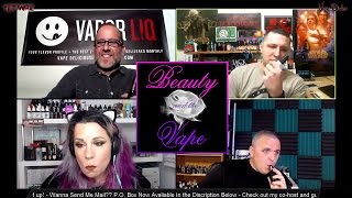 TVS LIVE -  Episode #22 -  VaporLiq Eliquid⁄Heathen #beautyandthevape