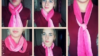 Как красиво завязать шарф / 5 способов Как красиво завязать шарф / 5 способов