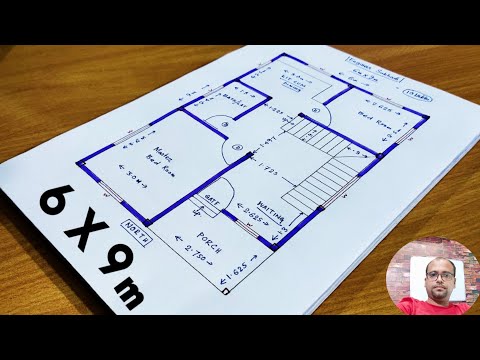 Video: Layout Of The House 6 By 9 With An Attic: Cottage Plan 6x9