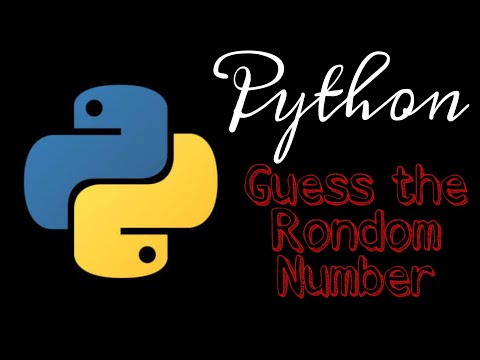 Guess the Number, Python tutorial for beginner