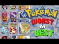 Ranking Every Pokemon Game From WORST to Best #pokemon #pokemongame #pokemoncards #gaming