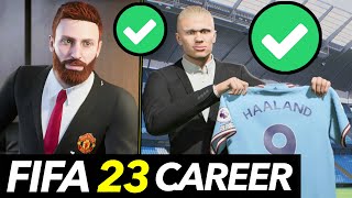 6 Things You SHOULD DO When You Start FIFA 23 Career Mode ✅ screenshot 1