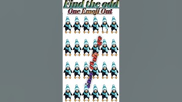 Find The Odd Emoji  | Memory Test Challenge 🤪|| part 12 || #shorts #emojichallenge