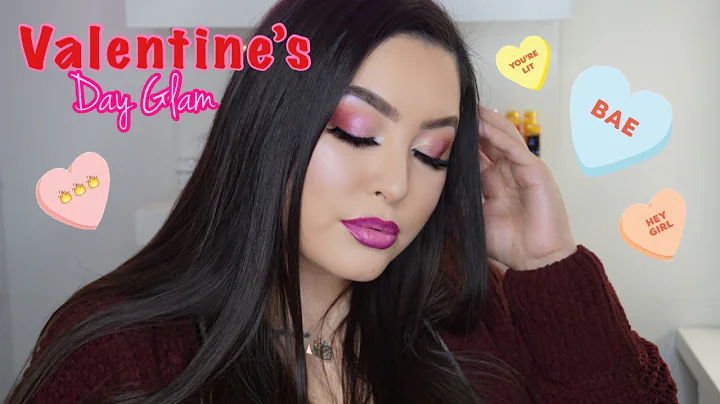 VALENTINES DAY MAKEUP TUTORIAL | Pretty in Pink Glam