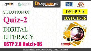digital literacy quiz 2 batch 6 | dstp 2.0 batch 06 digital literacy quiz 2