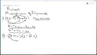 Lesson 27 More Practice Multiplying Polynomials | Math Basics Made Easy