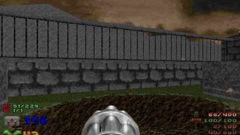 1Monster (Doom II wad) Map: 11 Mausoleum UV MAX (Part 1/2)