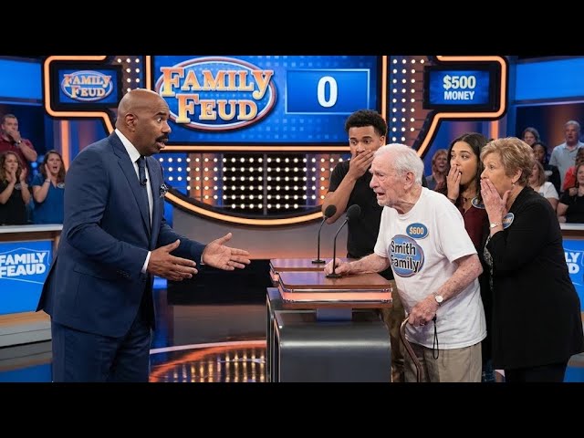 Steve Harvey WALKS OFF Stage When 95-Year-Old Reveals What His Wife Did ...