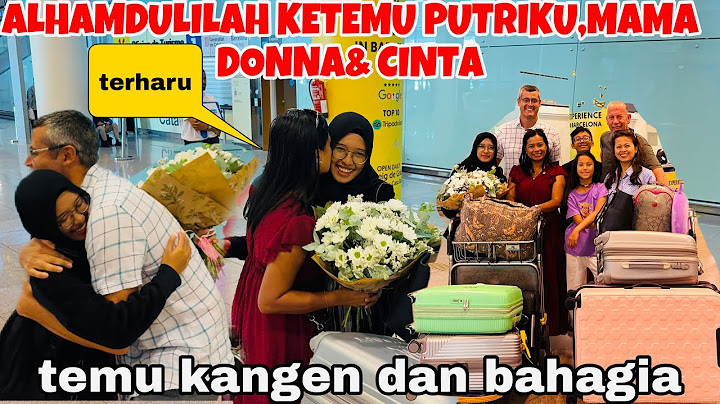 ALHAMDULILAH SUDAH PUTRIKU ,MAMA DONNA&CINTA SUDAH SAMPAI BARCELONA BIKIN TERHARU  😍