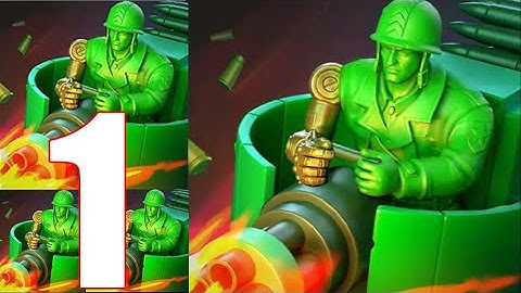 ARMY MAN DEFENCE - ALL LEVELS GAMEPLAY PART-1