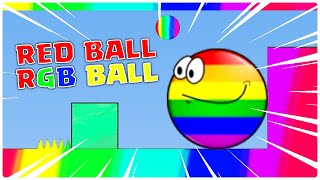 Red Ball - All Levels with RGB Ball - Level 1-17 Gameplay screenshot 4