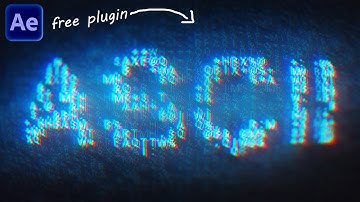 Free After Effects Plugin - The Ultimate ASCII Filter!