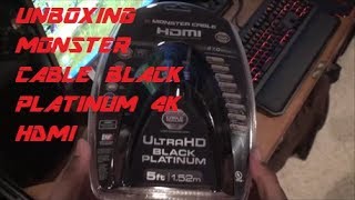 HDMI High Speed Gold Cable Cord M/M for PS3 XBOX HDTV HD – 3FT 6FT 15FT 25FT UNBOXING Monster Cable Black Platinum 4K HDMI Cable