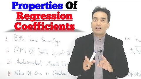Properties Of Regression Coefficients | Lecture # 7 | Statistics By Muhammad Usman In Urdu\Hindi Eng