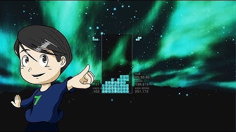 Tetris Effect - Aurora Peak - Marathon Mode 1080p 60fps - Relaxation