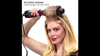 Revlon One,Step Hair Dryer & Volumizer Hot Air Brush, Black Shorts